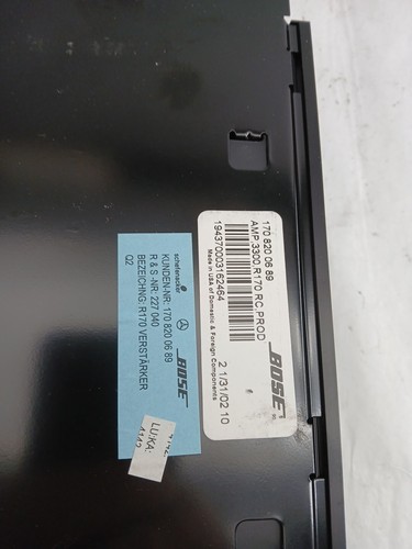97-04 Mercedes R170 SLK320 SLK230 Amplifier Amp Bose Audio Sound 1708200689 OEM - Picture 3 of 3