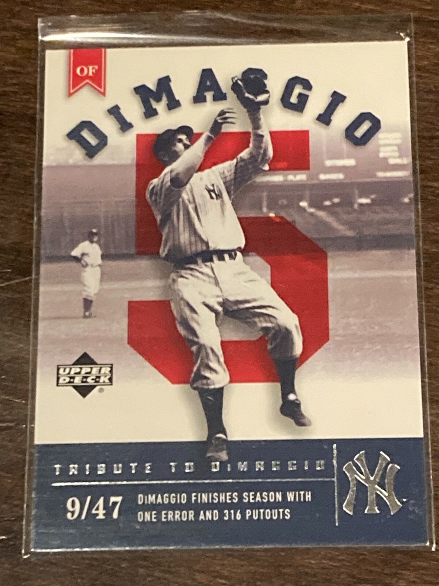 その他 Upper deck 2002 Joe DiMaggio Jersey Card 2024 JERSEY FUSION JOE DIMAGGIO UPPER DECK HALL OF RECORDS