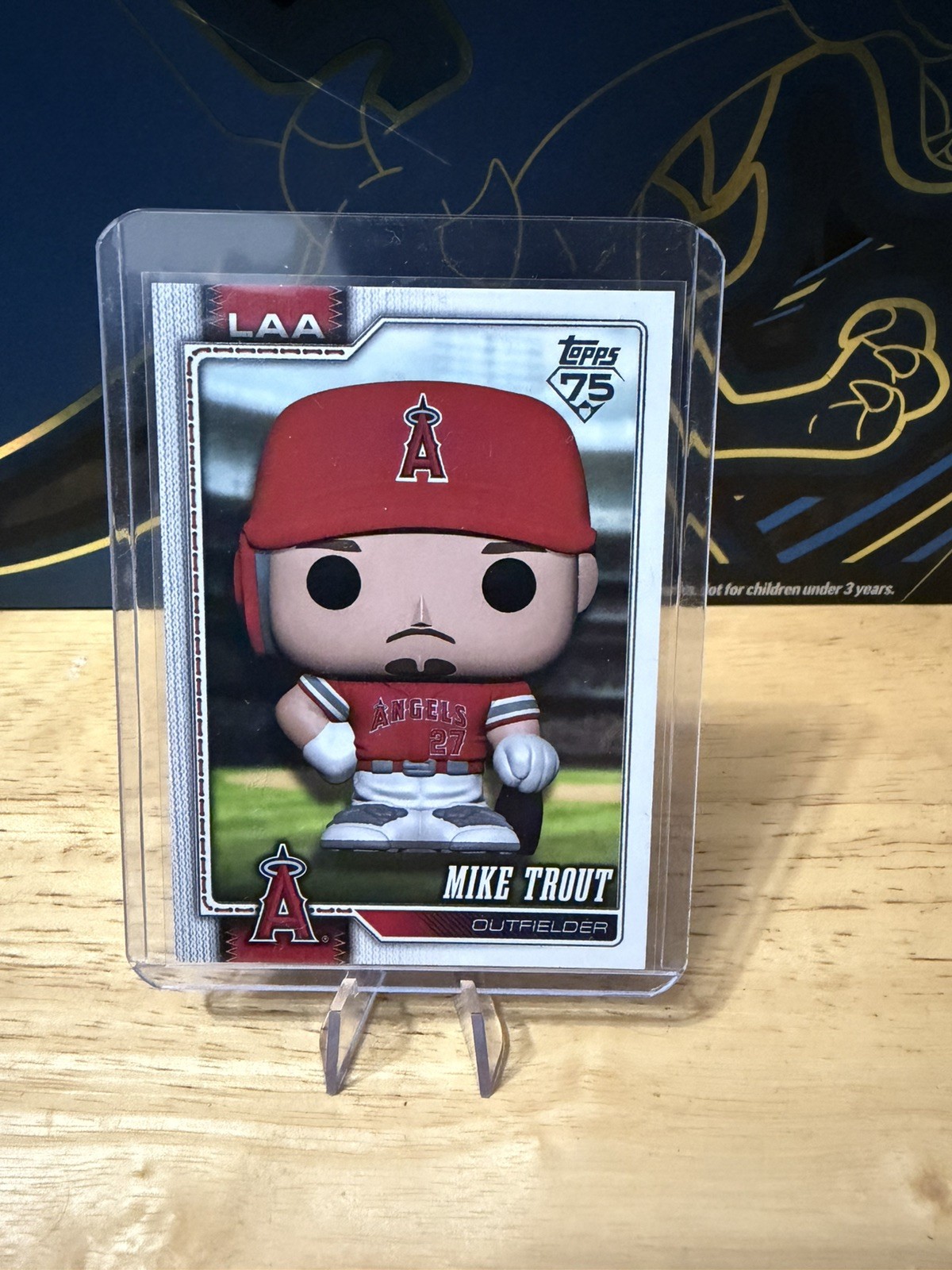 2026 Topps Mike Trout #350 Funko Pop Card Case Hit SSP