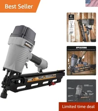Durable 3-1/2" Pneumatic Framing Nailer with Adjustable Exhaust & Comfort Grip