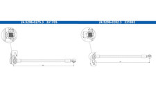 2x Bremsschlauch Vorderachse Hinterachse für HYUNDAI KIA i30 Coupe Hatchback