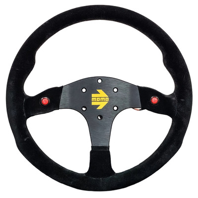 MOMO MOD.80 RS Suede Steering Wheel 350mm JDM Euro Honda Toyota