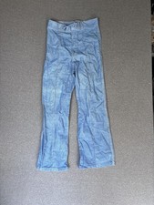 Vintage 70s High Waisted Front Seam Bell Bottom Jeans Size 13/14