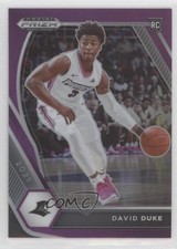 2021-22 Panini Prizm Draft Picks Purple Prizm 73/75 David Duke Jr #44 g2u