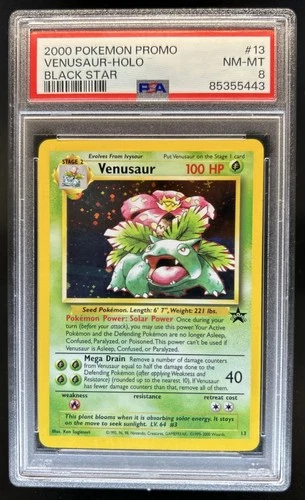 2000 Pokemon Wizards Black Star Promos Venusaur #13 PSA 8
