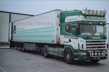 Truck Photo Scania 144 Topline Refrigerated Semi Trailer Ireland Green Jordan Toplin #e2la