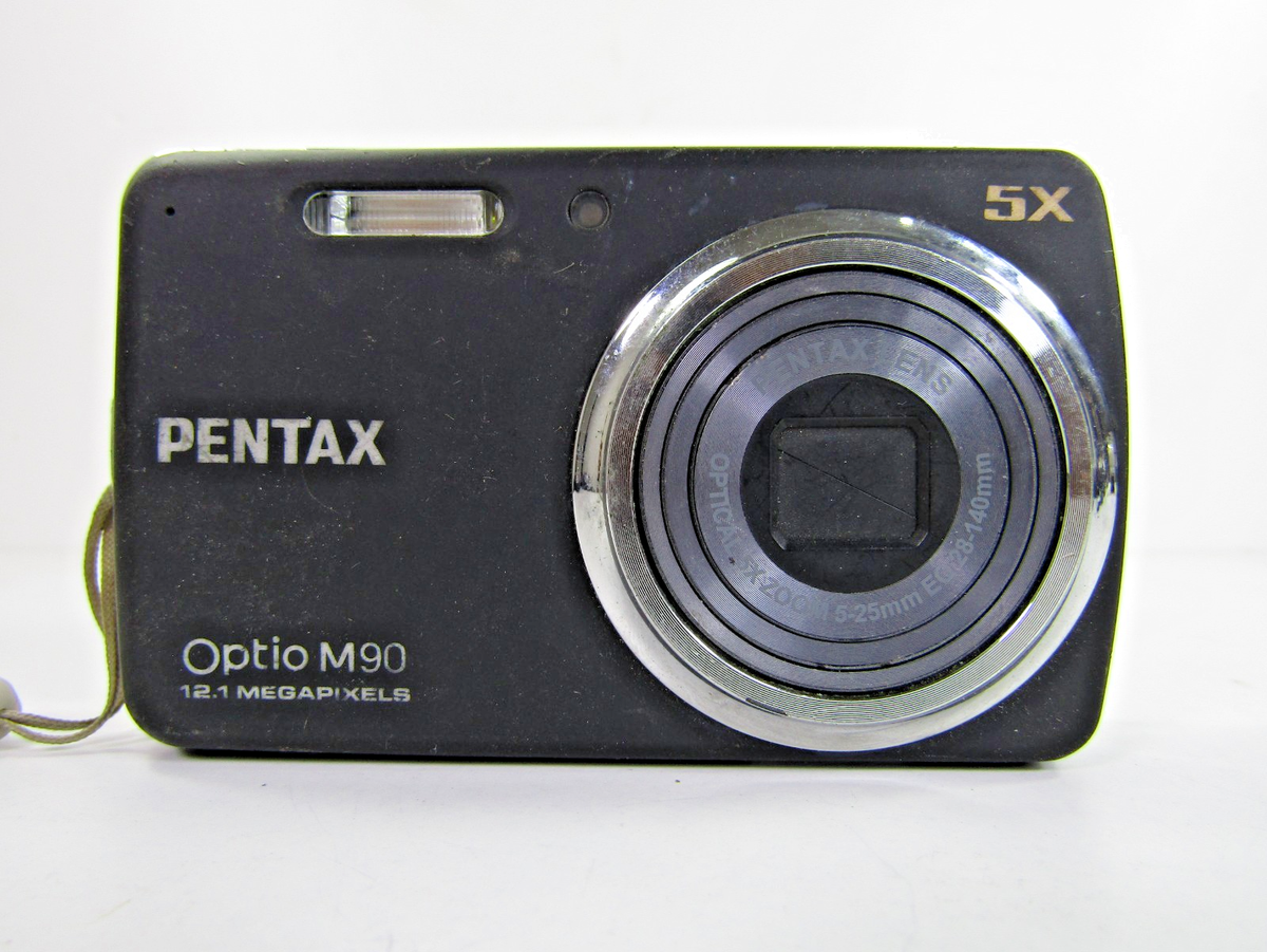PENTAX Optio M90 12mp Digital Camera Black | eBay