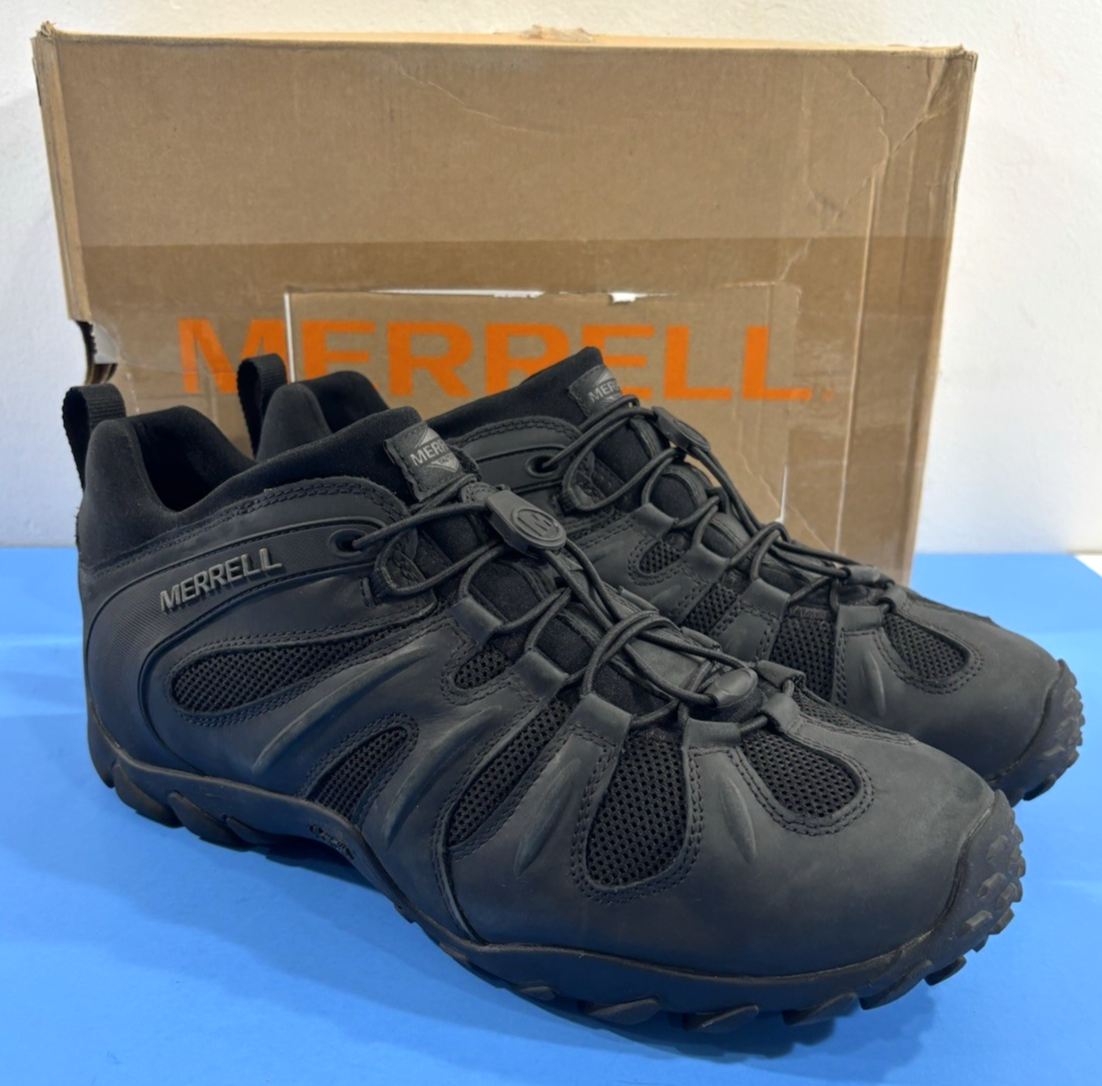 EUC 13 M MENS MERRELL CHAMELEON STRETCH TACTICAL WORK SHOE BOOTS
