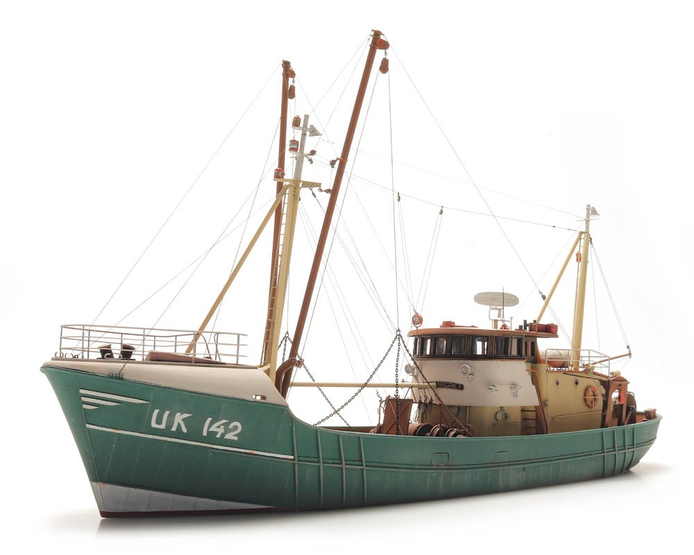Artitec 50.146 1/87 H0 North Sea Fishing Cutter Resin Kit Unassembled New