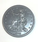 Rare 1878-S Silver US Trade Dollar - Double Hinged Opium Stash Box - Works Great
