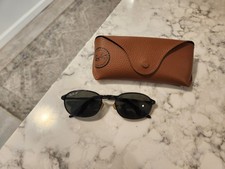 VTG RAY BAN-RB 3003 W3079-Highstreet MS Black Metal Sunglasses Bauch and Lomb