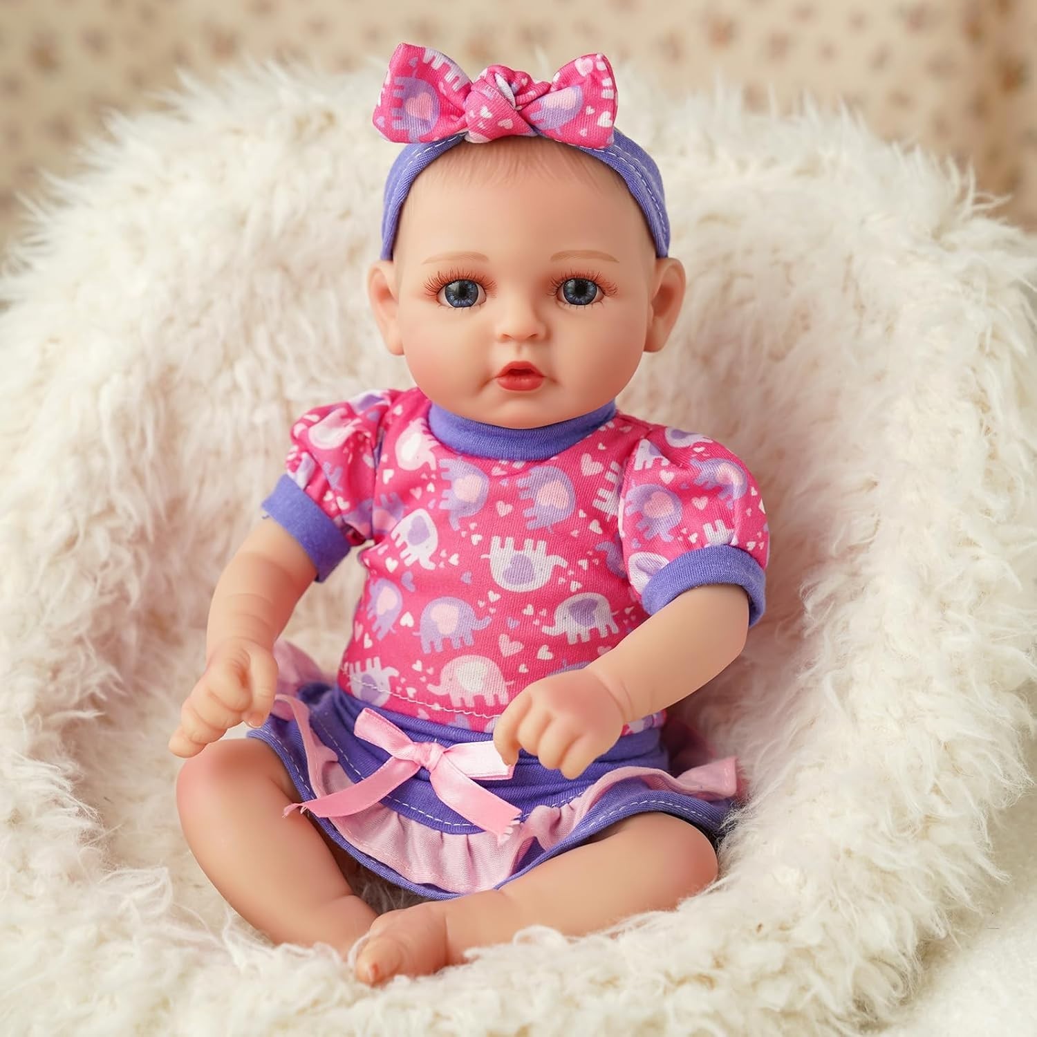 6 Sets of Baby Doll Clothes for 10-15 Inch Dolls - Romper Suit and Skirt for New
