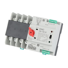 4P 100A AC110V Automatic/Manual Transfer Switch,Ats Dual Power Auto Transfer Swi