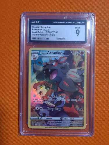 Hisuian Arcanine graded CGC 9 for sale on eBay