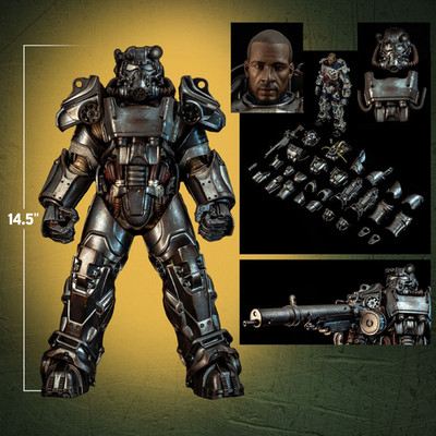 ThreeZero 3Z08560W0 Fallout T-60 Power Armor 1/6 Action Figure IN STOCK USA