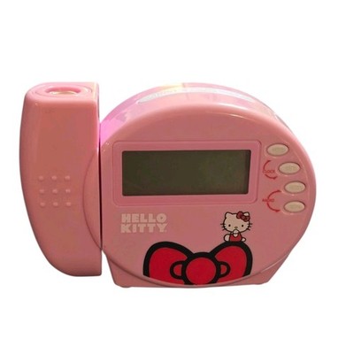 Hello Kitty Projection Alarm Clock KT3004 Pink FM Radio Parts Repair