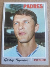 1970 Topps Baseball #644 Gerry Nyman MINT?