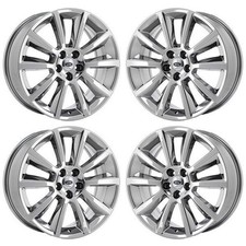 20 Ford Flex Pvd Bright Chrome Wheels-c Rims Factory Oem 3771 Exchange 2009-...