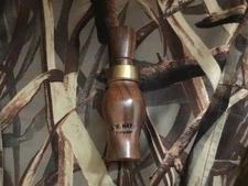 Vintage J.W. Hays Arkansas Style Duck Call Walnut Wood