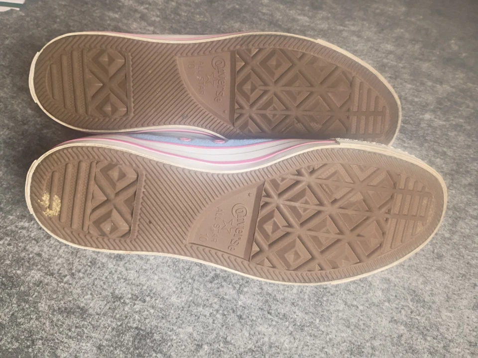 Tenis Vintage Originales Jams by Converse Arco Iris Geo Patrón Años 80 Estilo Retro🔥 Foto 2 de 4