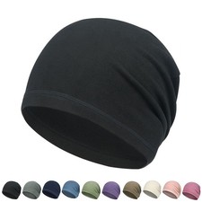 Winter Warm Cap Windproof Fleece Running Hat Skull Cap Beanie Hat for Men Women