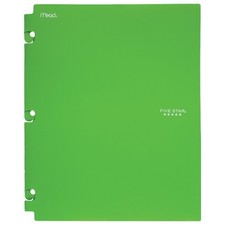 Five Star 2-Pocket Folder, Snap-In Folder, Folders with Pockets, Color Assorted
