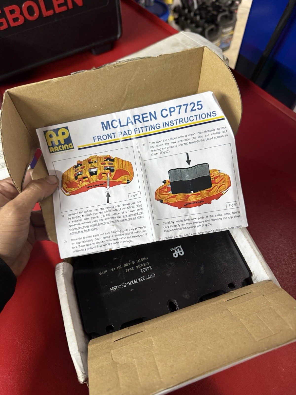 MCLAREN Senna, Senna GTR, 765LT, BRAKE PAD SET Full Set Front/Rear Pads/Hardware