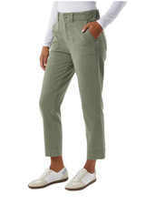 32 Degrees Women's Twill Ankle Pant Green Size XL