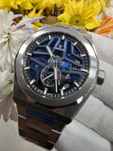 Zenith Defy Skyline Blue Skeleton Dial Steel 41mm Automatic 03.9300.3620/79.I001