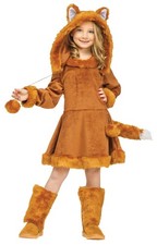 Child Sweet Fox Costume Large 12-14 