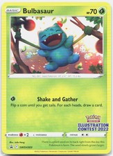 Pokemon Bulbasaur (Illustration Contest 2022) SWSH303 NM P Sword & Shield Promo on eBay