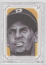 2022 Topps Museum Collection Canvas Reprints Roberto Clemente #CCR-28 HOF 11o2