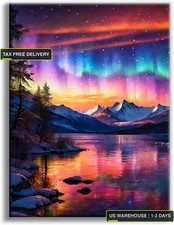 Diamond Art Kits for Adults, Aurora DIY 5D Diamond Painting for Beginners