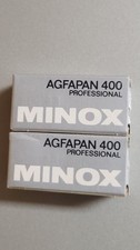 2 Minox AGFAPAN 400 PROFESSIONAL ASA 400, B/W Film 36 exp FEB 92 EXPIRED