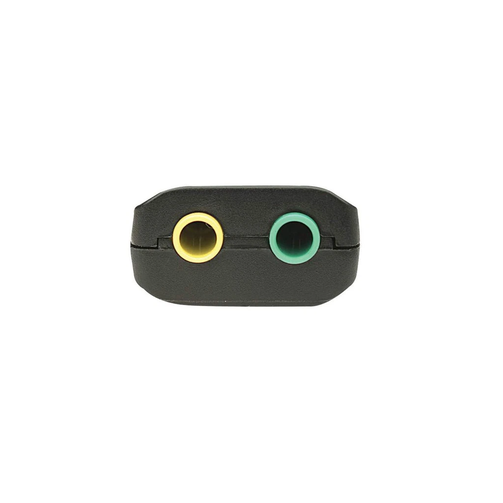 Adaptador de sonido Manhattan USB-A, micrófono/audio de 3,5 mm, USB 2,0, negro, garantía de 3 años