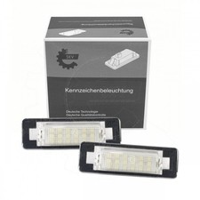2x LED Kennzeichenbeleuchtung Mercedes W202 vor FCL W210 Nummernschild