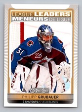 2021-22 O-Pee-Chee OPC #588 PHILIPP GRUBAUER League Leaders Colorado Avalanche