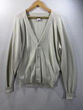 Nike SB Cardigan Sweater Mens Small Cream Beige Button Front Skate