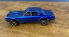 Vintage Hot Wheels Redline Custom Cougar Blue Spectraflame 1968