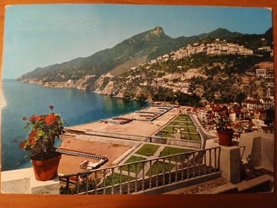 Postkarte 2812 gelaufen, Vietri, Italien, Ansichtskarte, Sammlung
