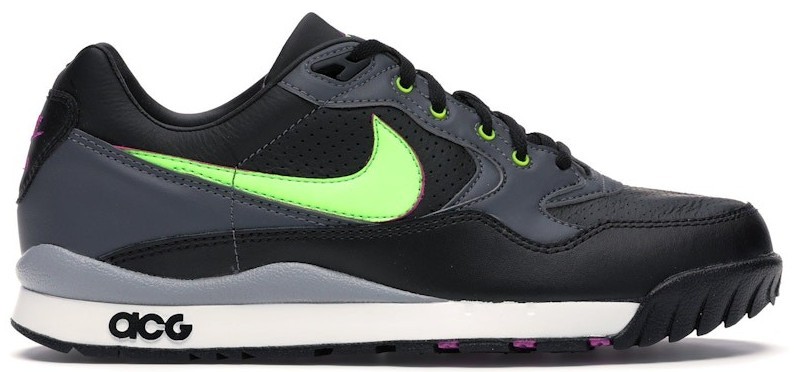 Nike ACG Wildwood Black Electric Green for Sale | Authenticity