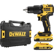 DEWALT DCD709 18V XR Brushless Combi Drill 2x 2Ah Batteries SET TSTAK NEW UK