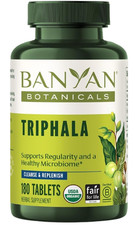 Banyan Botanicals Organic Triphala Daily Detox  Digestion Support - 180 Tablets
