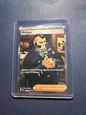 Philippe 110/086 Full Art Trainer Supporter Pokemon Card NM Chaos Rising
