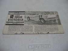 Instruction Sheet Only - Amt 1956 Ford Victoria Strip Fowl Model Kit T271 Instruction Sheet Only - Amt 1956 Ford Victoria Strip Fowl Model Kit T271