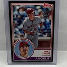 Topps 2018 1983 Design Mike Trout #83-13 Black 116/299 Angels Baseball Card