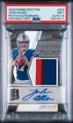 2018 PANINI SPECTRA PATCH AUTO #204 JOSH ALLEN ROOKIE RC 67/99 PSA 7 DNA AUTO 10