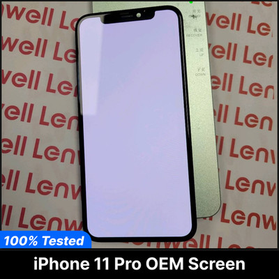 Original OEM Used iPhone 11 Pro LCD Touch Screen Replacement Digitizer Grade BC