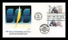 US COVER SWEDEN TREATY 200TH ANNIVERSARY FDC JOINT ISSUE COMBO FLEETWOOD