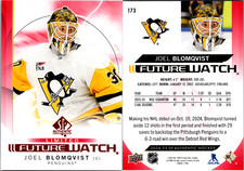 Upper Deck SP Authentic Joel Blomqvist Future Watch Limited #173